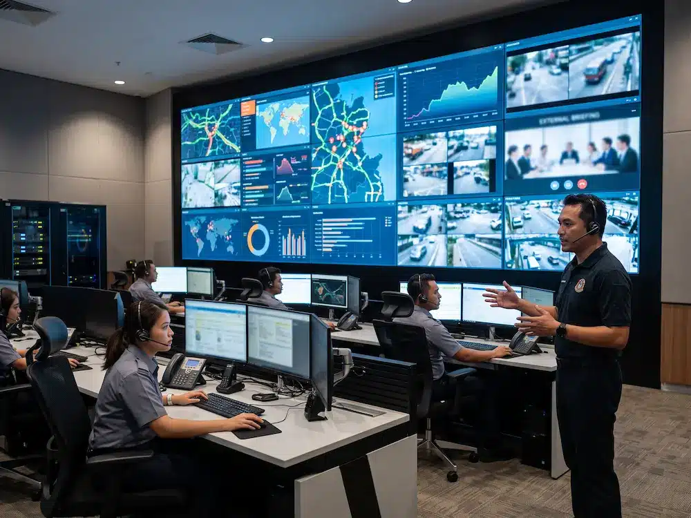 Arvia command center solution supporting a Malaysian operations team