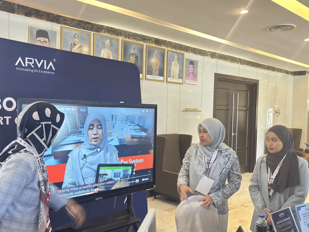 Arvia AI business solutions showcase and networking with entrepreneurs at the DPMM 57th Annual General Meeting in Kuantan