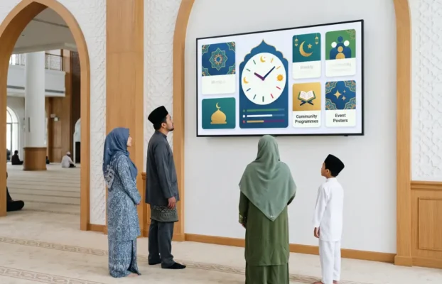 Panduan Lengkap Digital Signage Untuk Masjid & Surau 2026