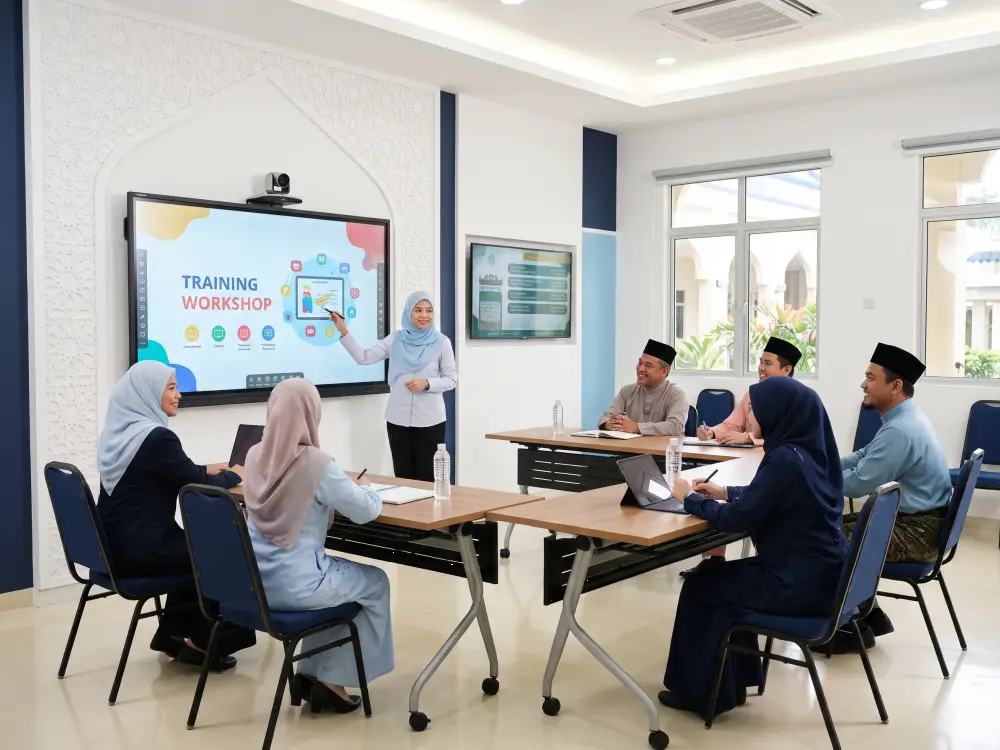 Peralatan digital masjid selepas permohonan peruntukan masjid diluluskan