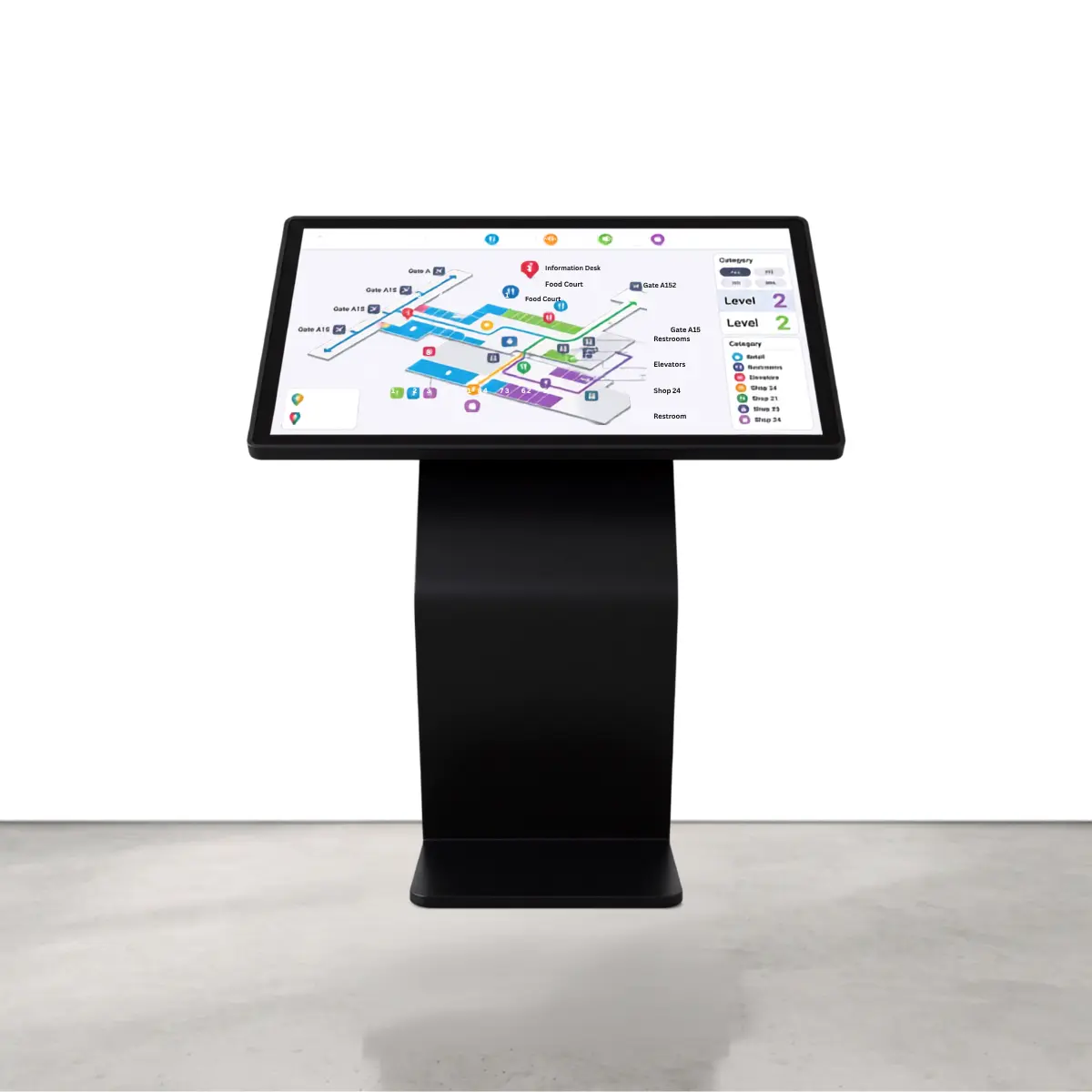 Arvia Interactive Kiosk for self-service customer journeys