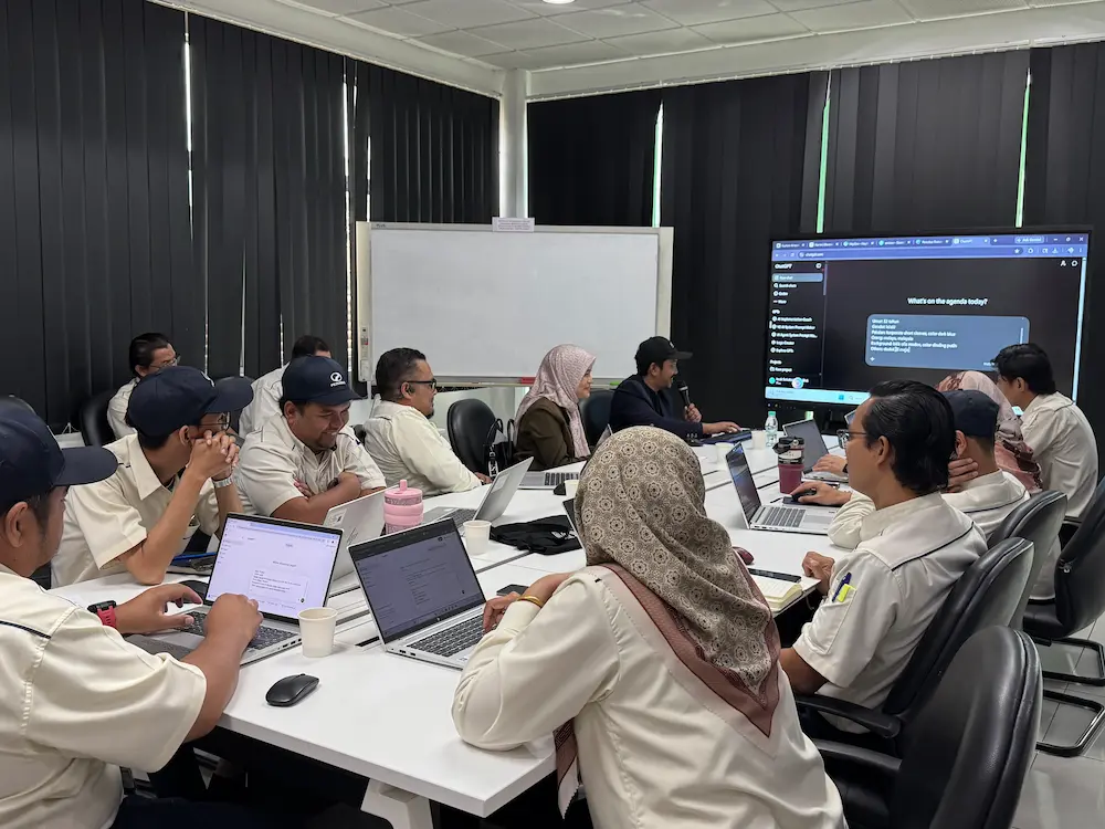 AI Training Arvia session at Perodua Rawang Global Manufacturing