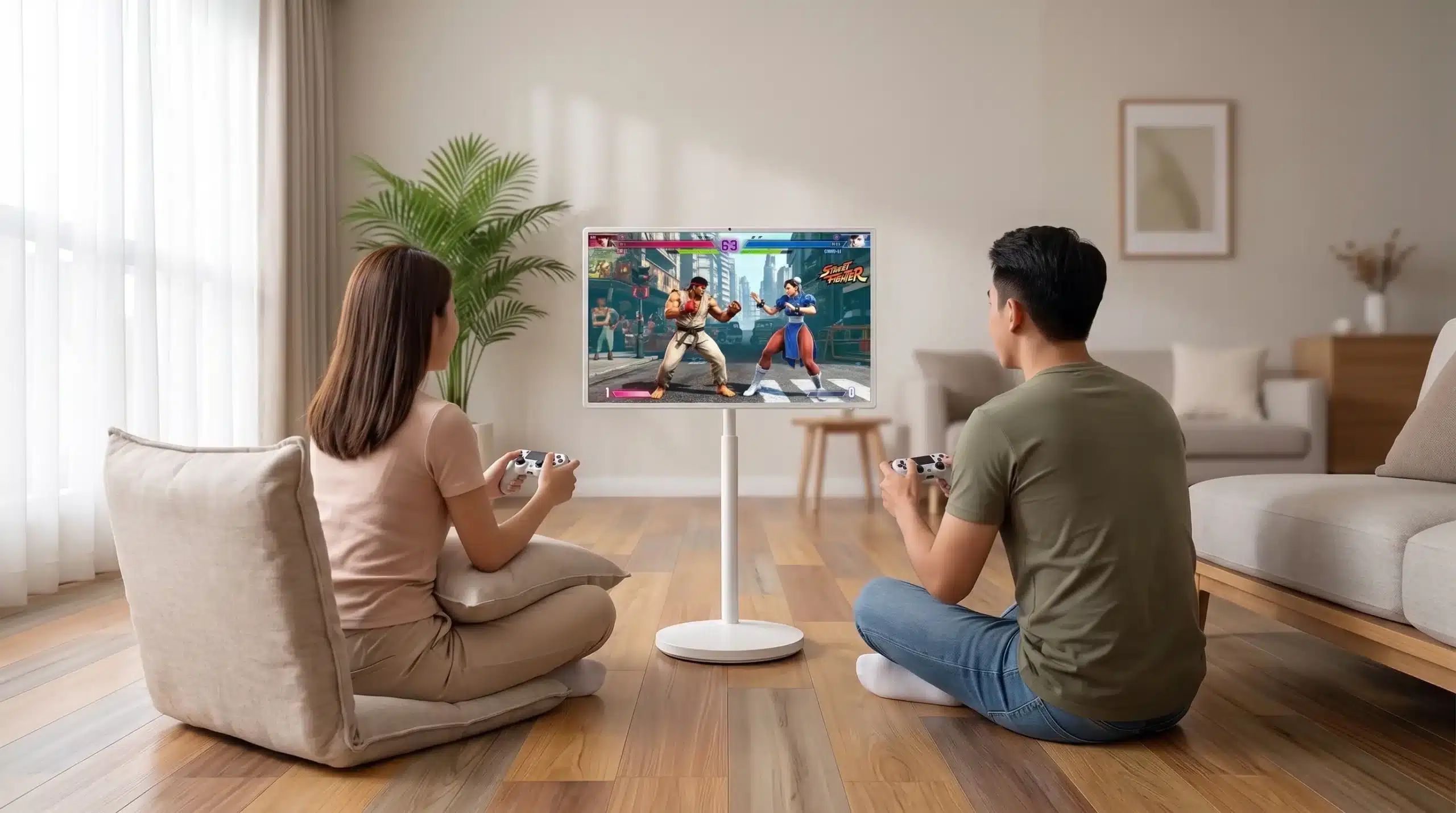 Arvia FlipTouch 32 used for interactive gaming and entertainment