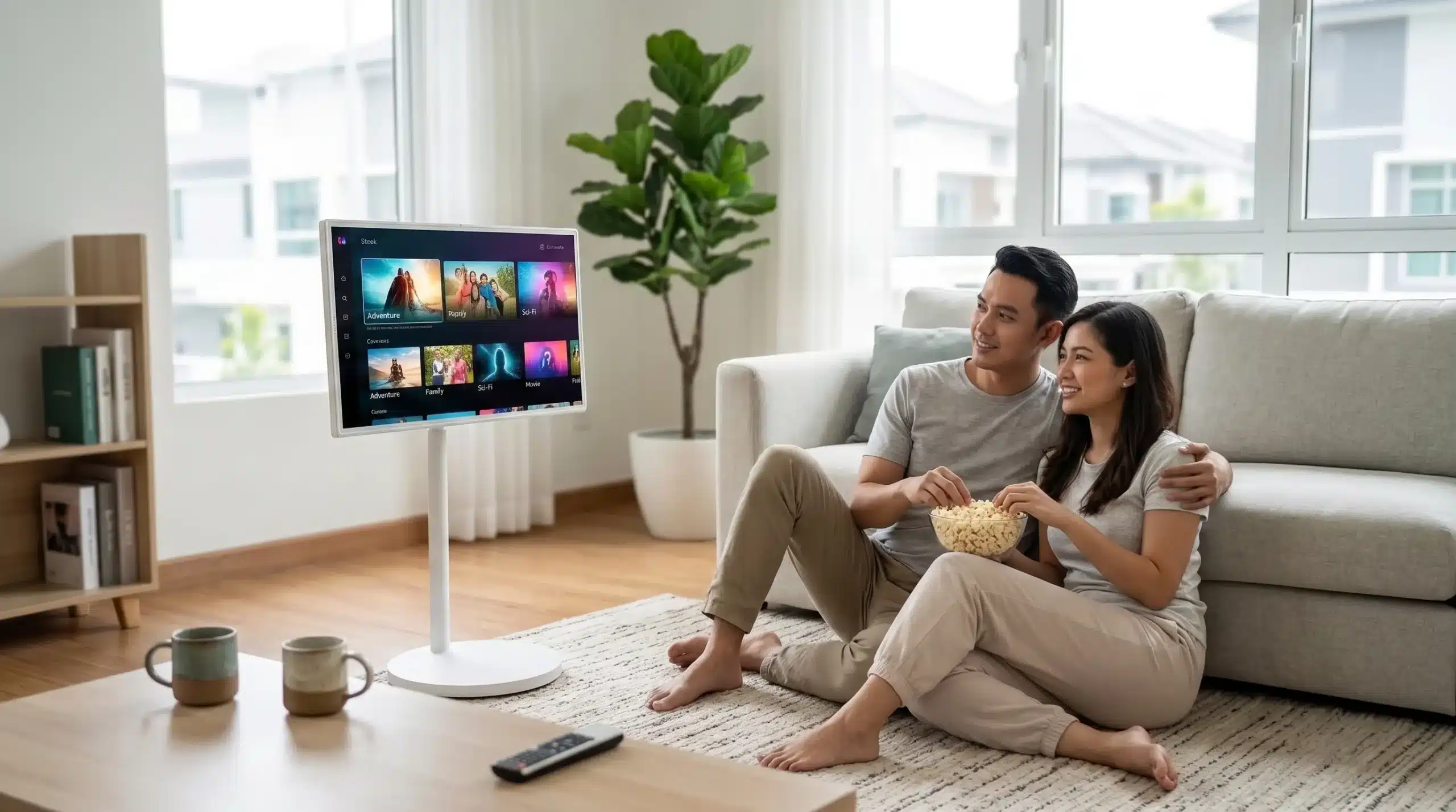 Arvia FlipTouch 32 used for home entertainment and streaming