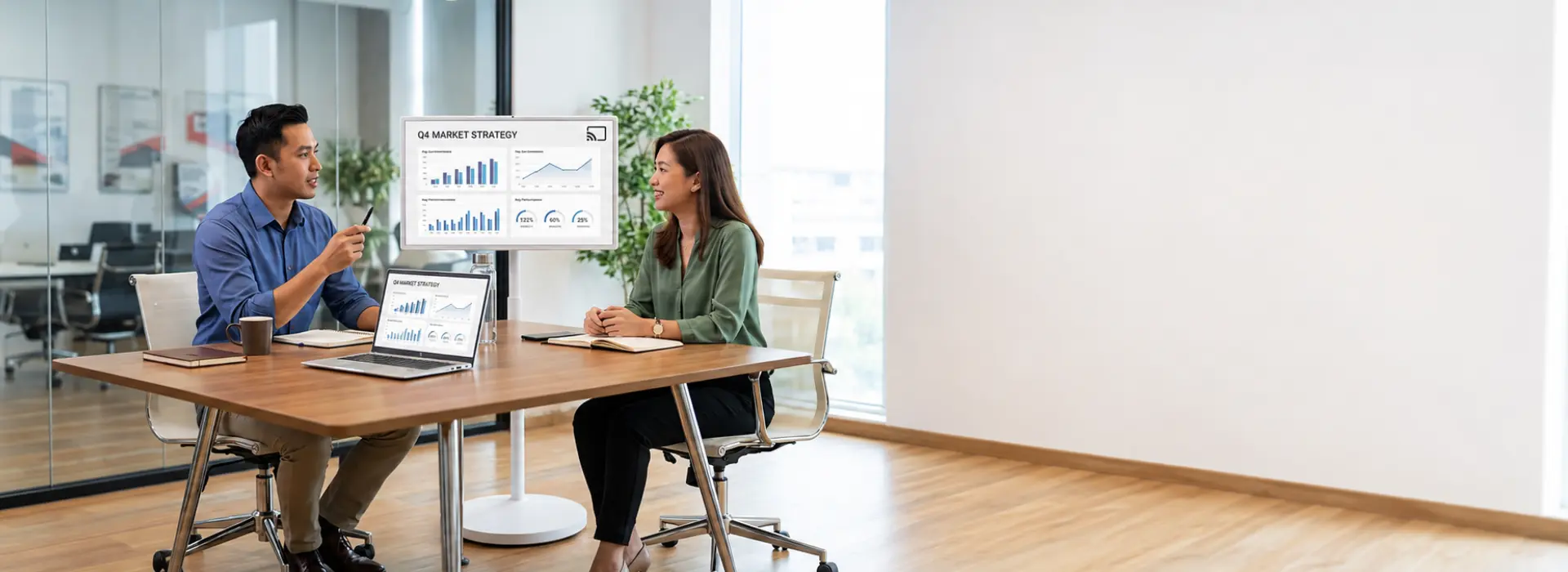 Arvia FlipTouch 32 supporting seamless wired and wireless device connectivity