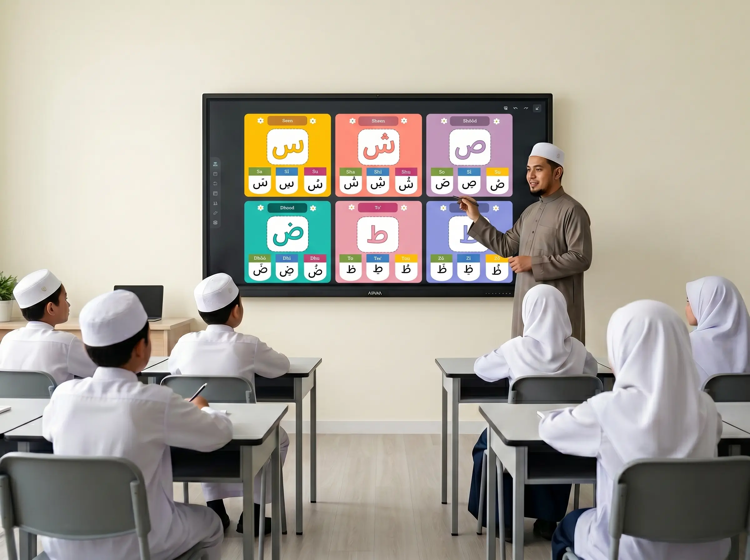 Arvia smart classroom for Islamic education in Malaysia