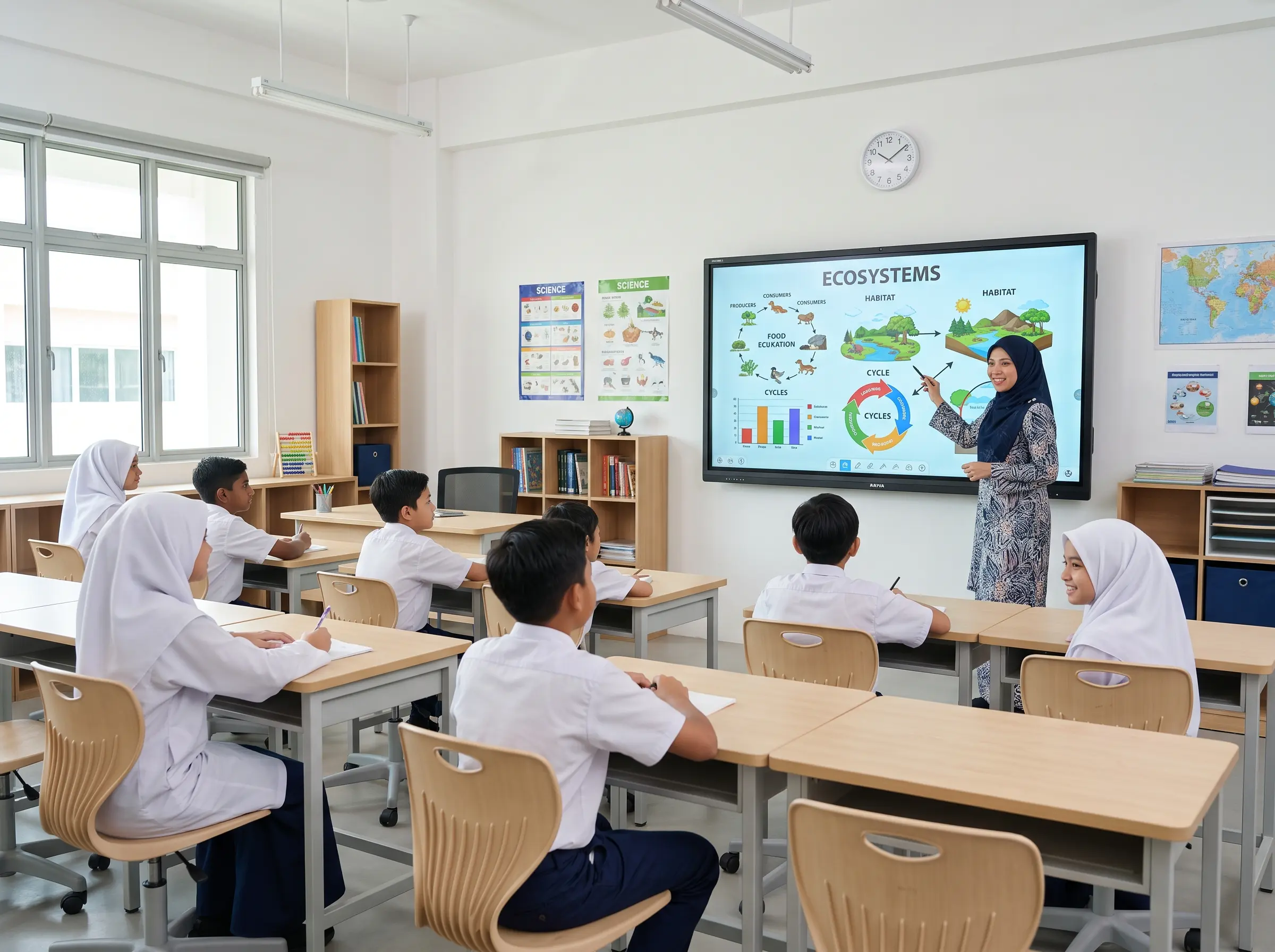 Arvia smart classroom for primary and secondary schools in Malaysia