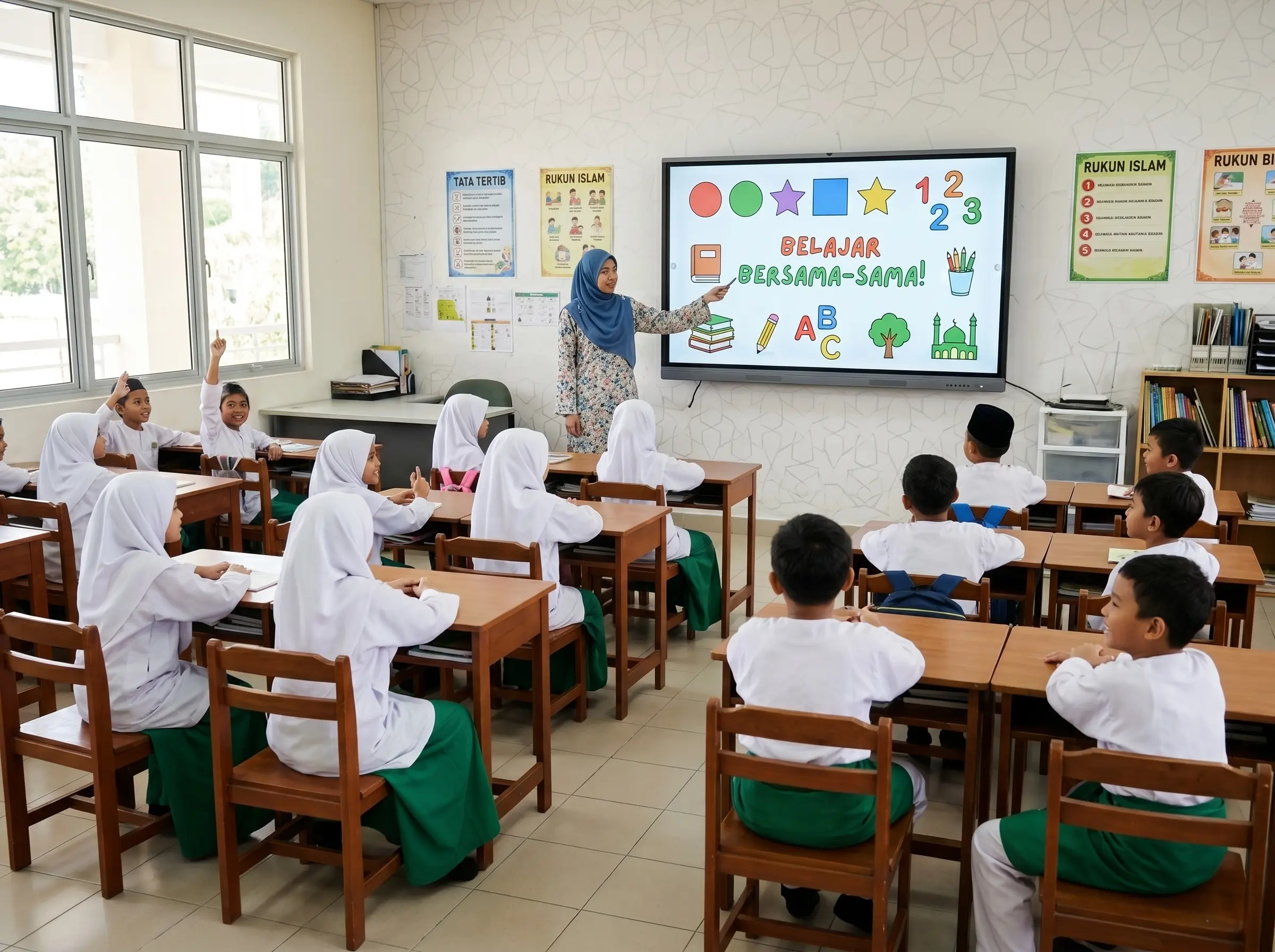 Bagaimana Kelas KAFA Guna Smartboard Untuk Tarik Minat Anak-Anak