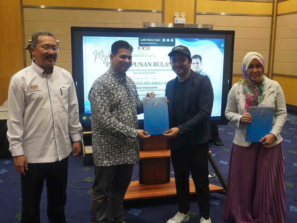 Certificate of appreciation presented to Arvia Solutions after the AI Training Arvia JPWP Putrajaya workshop