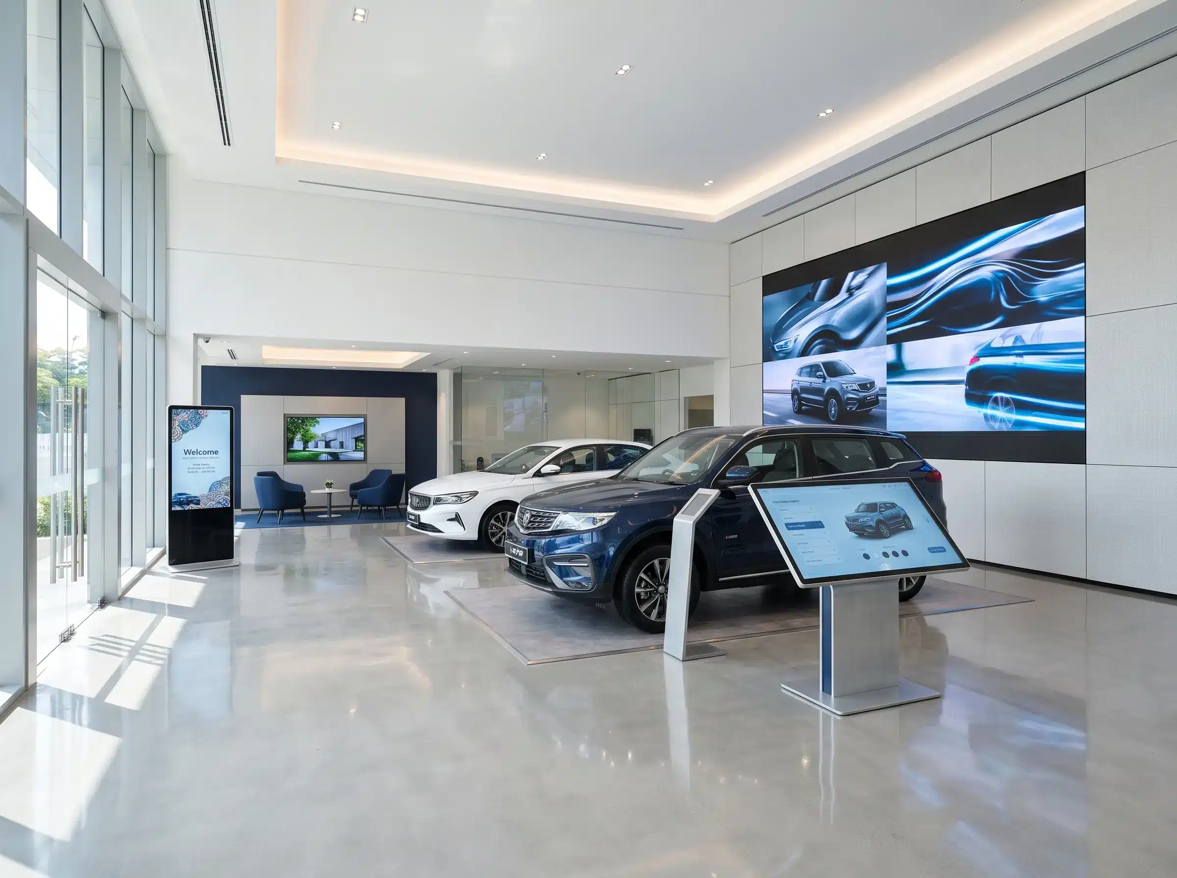 Arvia automotive AV solutions Malaysia for modern automotive showroom