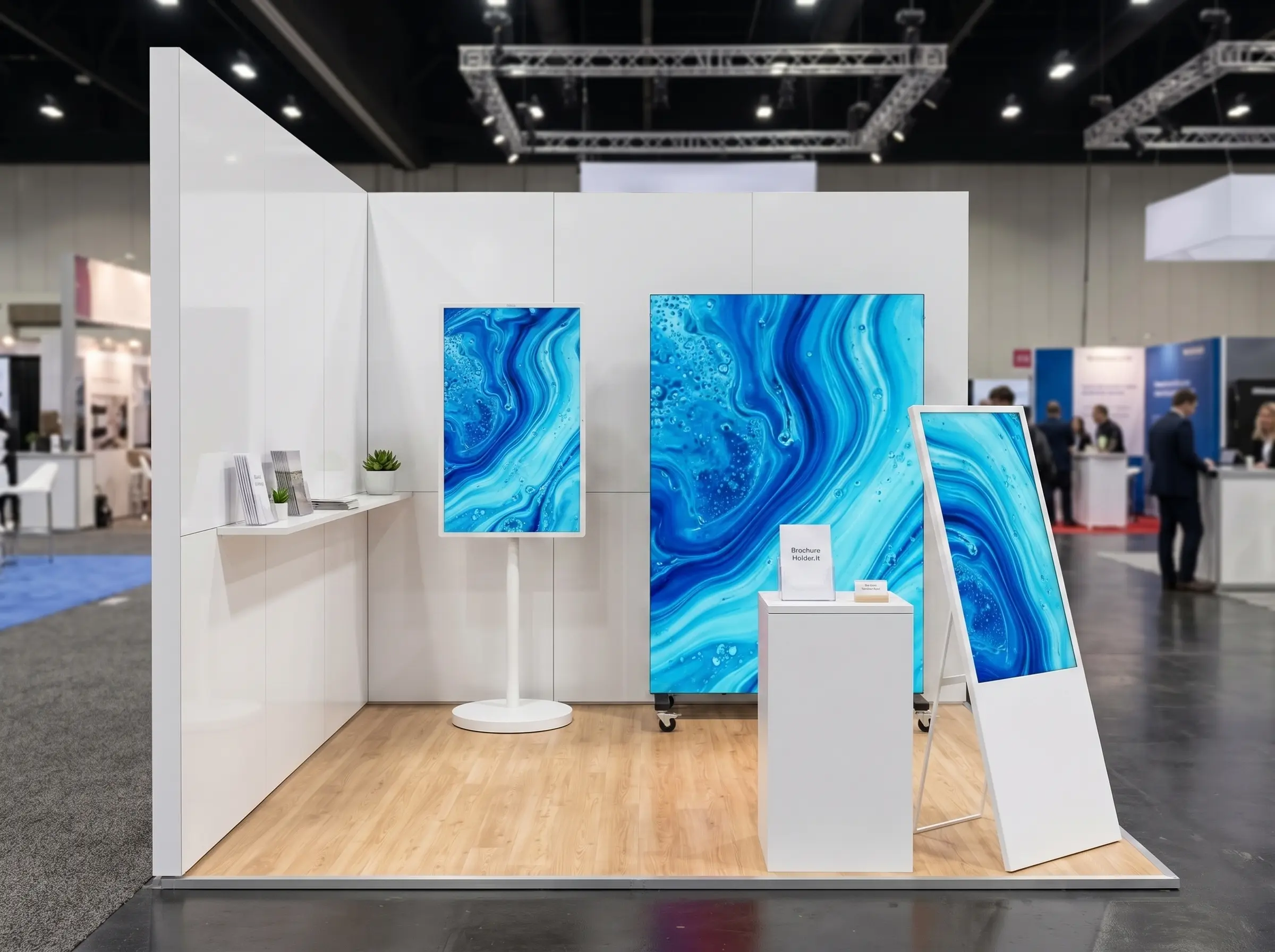 Arvia exhibition solutions for compact booth setup in Malaysia