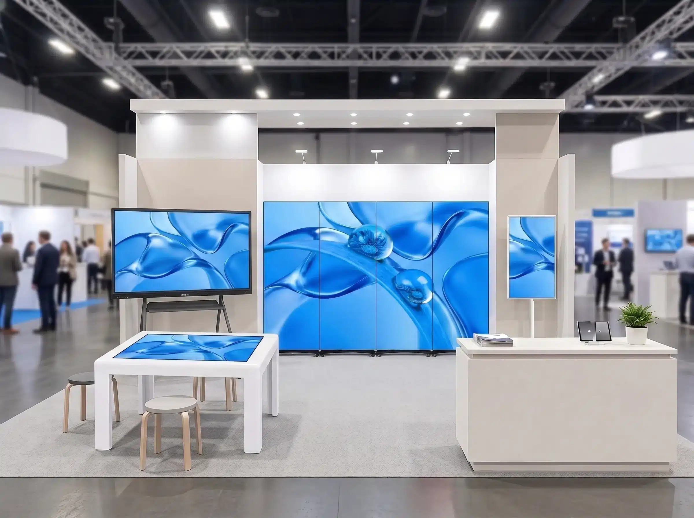 Arvia exhibition solutions for standard booth setup in Malaysia