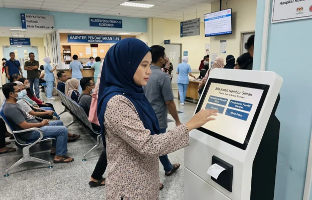 Interactive Kiosk Hospital: Kurangkan Queue Di Kaunter Pendaftaran