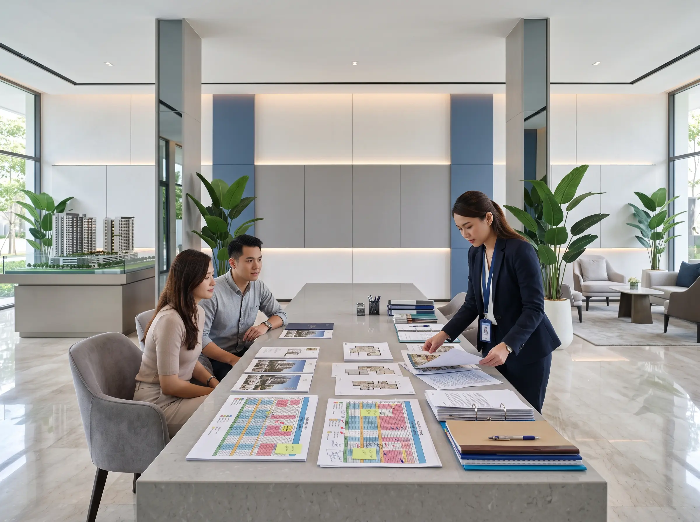 Property team updating promotional information and digital content