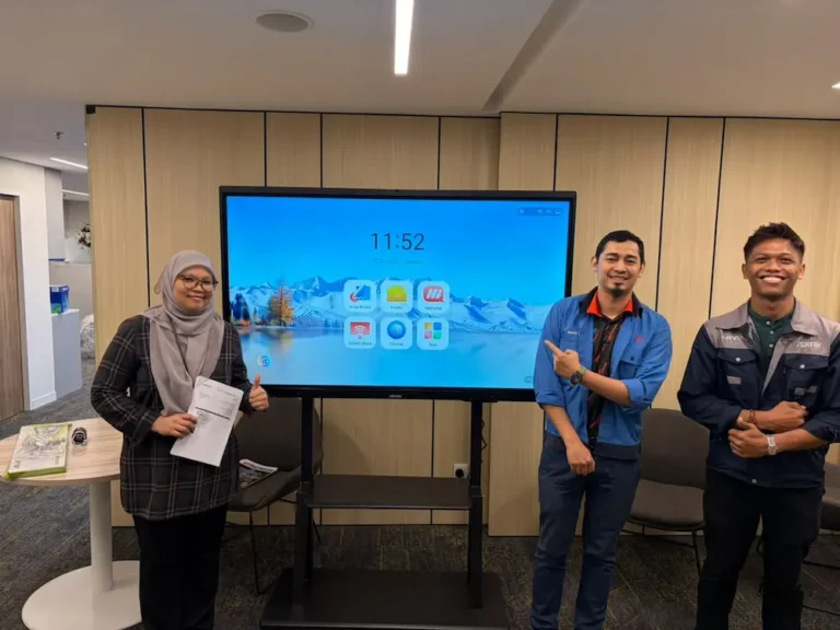 Smartboard AI Arvia Bangsar unit installed at TNB Genco’s Bangsar office