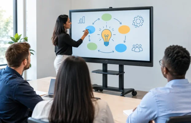 Portable Interactive Display for Training Teams