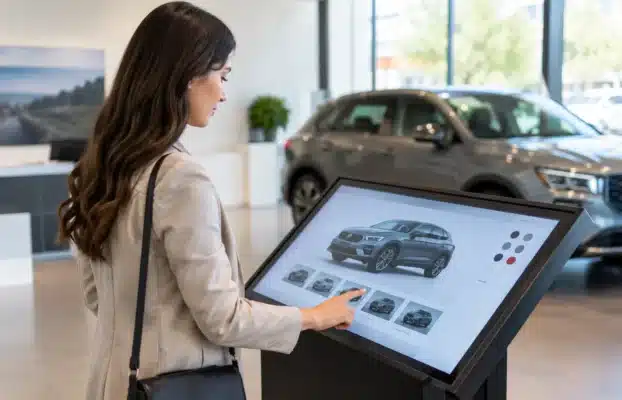 Touchscreen Display for Showrooms That Sells